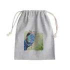 コハクの猫のコハクと編みぐるみ Mini Drawstring Bag