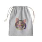 フクミンのふわふわネコ Mini Drawstring Bag