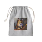 Artful Fashionのにゃんこの魅力、心を癒す Mini Drawstring Bag