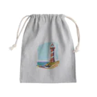 にゃんこの灯台 Mini Drawstring Bag