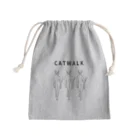 ハナのお店のキャットウォーク Mini Drawstring Bag