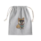 lilymummy リリマミのイカした柴犬 Mini Drawstring Bag