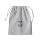 uetetuの可愛いおばけ Mini Drawstring Bag