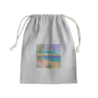 Kyu-ri-no-fujinの海と砂浜 Mini Drawstring Bag