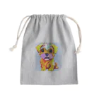 dogcatanimalの可愛いマルチーズグッズ Mini Drawstring Bag