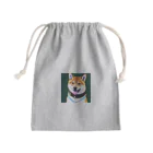 柴と僕のしば犬ポリスくん Mini Drawstring Bag