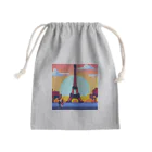 shibasannのフランスの風景のピクセルアート Mini Drawstring Bag