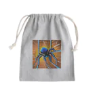 yorozuya4628のドット絵　クモ　スパイダー　ピクセル画像 Mini Drawstring Bag