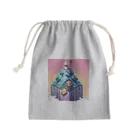 ネコピコshopのアドベンチャーキャット Mini Drawstring Bag