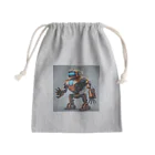 summerのショップのかっこいいロボットのイラストグッズ Mini Drawstring Bag