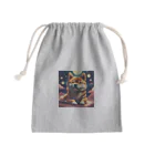 さぼりのあっくまんのしばけんくん Mini Drawstring Bag