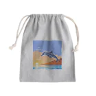 kein-keinのドット絵のイルカ Mini Drawstring Bag