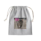 TAIYO 猫好きのピンクロゴCAT 狩猟風 Mini Drawstring Bag