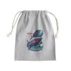 RISE　CEED【オリジナルブランドSHOP】のサメ型宇宙船の奇想天外 Mini Drawstring Bag