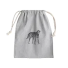 e r i k u r i nのスレンダーな犬 Mini Drawstring Bag