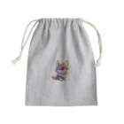 romi-yuのキツネくん Mini Drawstring Bag