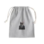 ramiakunのサングラスを掛けた猫 Mini Drawstring Bag