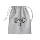 caoの店の筋トレ中 Mini Drawstring Bag