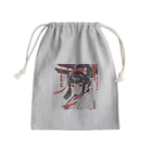 ワンダーワールド・ワンストップの巫女服を着た綺麗なポニーテール女性のグッズ Mini Drawstring Bag