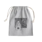 Charamaru Marketの重なる猫（お団子） Mini Drawstring Bag