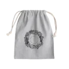 aoineko_otaruのあおいねこ　花とねこ Mini Drawstring Bag