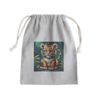 rua-ruc-brzのPretty Tiger Mini Drawstring Bag