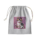 teru011のかわいい　三毛猫　グッズ Mini Drawstring Bag