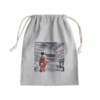 oyg-challengeの和服女性と雪景色 Mini Drawstring Bag