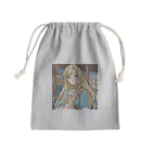 the blue seasonの西川 まりな Mini Drawstring Bag