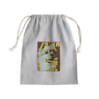 ポメラニアン🐕‍🦺チコちゃんの雑貨屋さんのカッコいいポメラニアンのイラストグッズ Mini Drawstring Bag