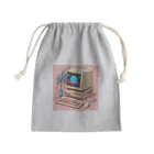 ワンダーワールド・ワンストップの懐かしい90年代のパソコン② Mini Drawstring Bag
