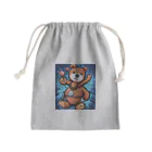 ちょい悪なクマさんのヒップホップなクマさん Mini Drawstring Bag