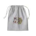 猫のきぬくんのお店の招き猫ちゃんたち Mini Drawstring Bag