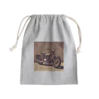 毎日がにゃんとも幸せ マサッチShopのレトロバイクドット Mini Drawstring Bag