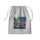 春乃遊羽アイディアイラストショップの可愛い猫のイラスト Mini Drawstring Bag