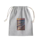 sawatchの浜辺の夕日 Mini Drawstring Bag