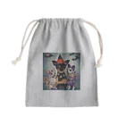 チワワ愛好家ショップの仮装のクリエイティブ！ハロウィン・チワワたち Mini Drawstring Bag