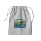 iikyanの恐竜58　ネプチュノサウルス Mini Drawstring Bag