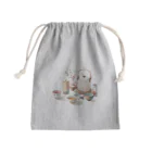 tsuncoの和風な茶器のミニマルデザイン Mini Drawstring Bag