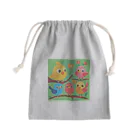 bird bird bird の可愛い小鳥達 Mini Drawstring Bag