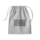 Makoto_Kawano Designの名言グッズ Mini Drawstring Bag