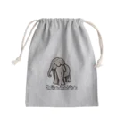 kanatan7のこまったゾウさん Mini Drawstring Bag