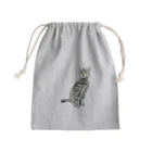 もっち（mocchi）のキジトラ猫ちゃん文字ナシ Mini Drawstring Bag