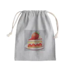 aceyellのショートケーキ Mini Drawstring Bag