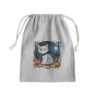 yoiyononakaのハロウィンの白猫08 Mini Drawstring Bag