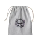 LCOMLのフルーツに囲まれたSKULL Mini Drawstring Bag