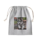 Kybeleのシベリアンハスキーの子犬のグッズ Mini Drawstring Bag