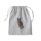 ageha(アゲハ)のくろねこ Mini Drawstring Bag