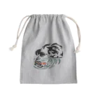 MakotOの猫と鯉（水墨画風） Mini Drawstring Bag