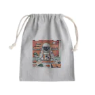 宇宙開発デザイン科のスペースクッキング 寿司編 Mini Drawstring Bag